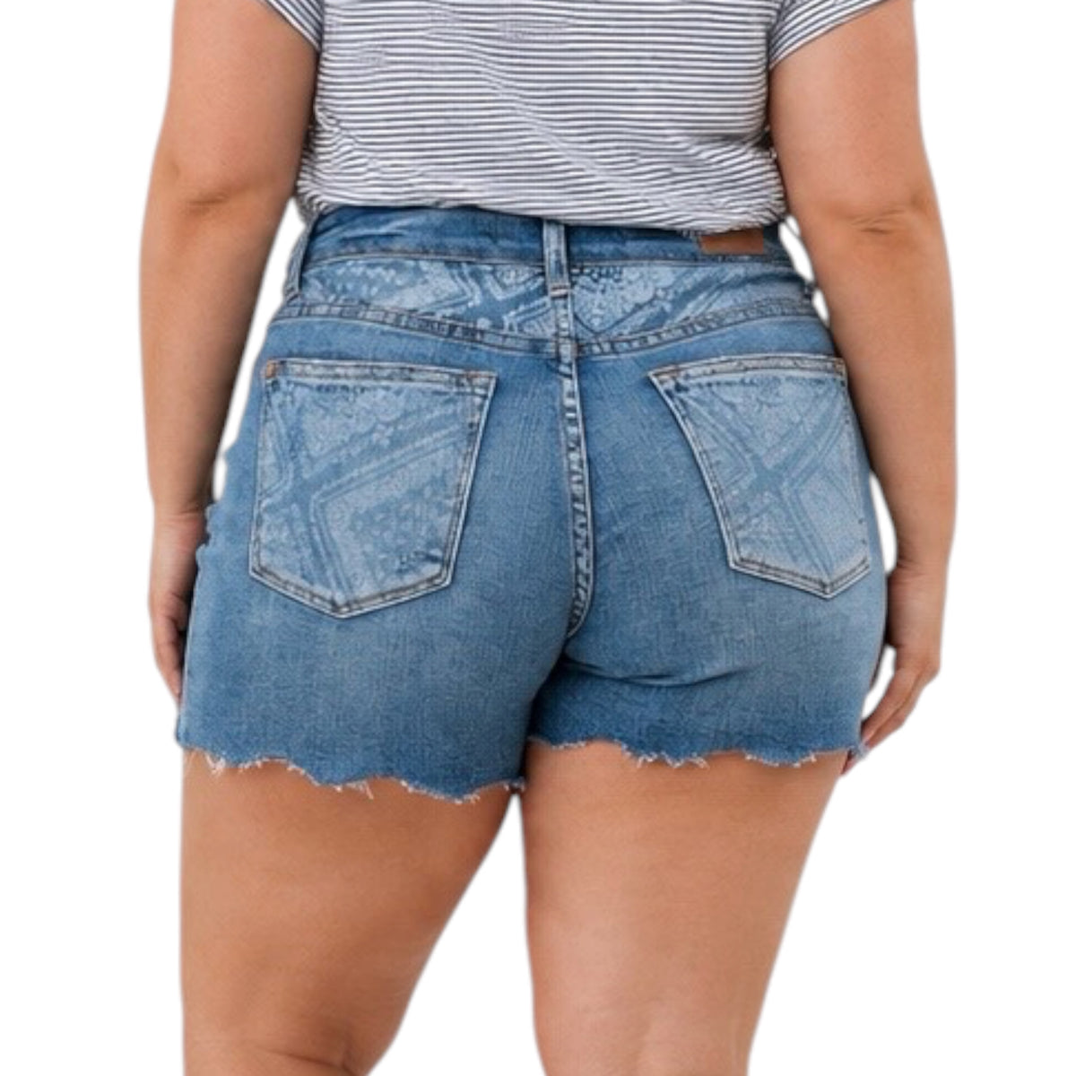 Plus JB150106 M/R Paisley Bandana Shorts