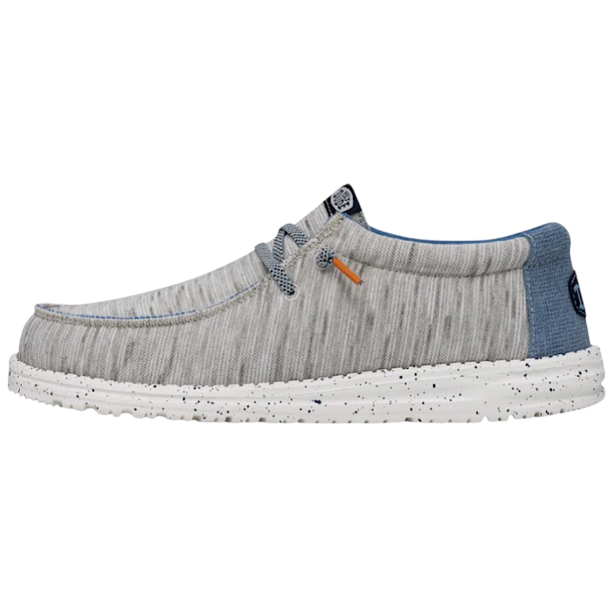 Hey Dude Wally Jersey Light Grey Mens