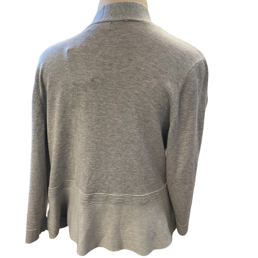 89th + Madison Light Grey Cardigan Size L - RF