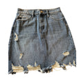 KanCan Denim Skirt with Distressing Size Small-RF