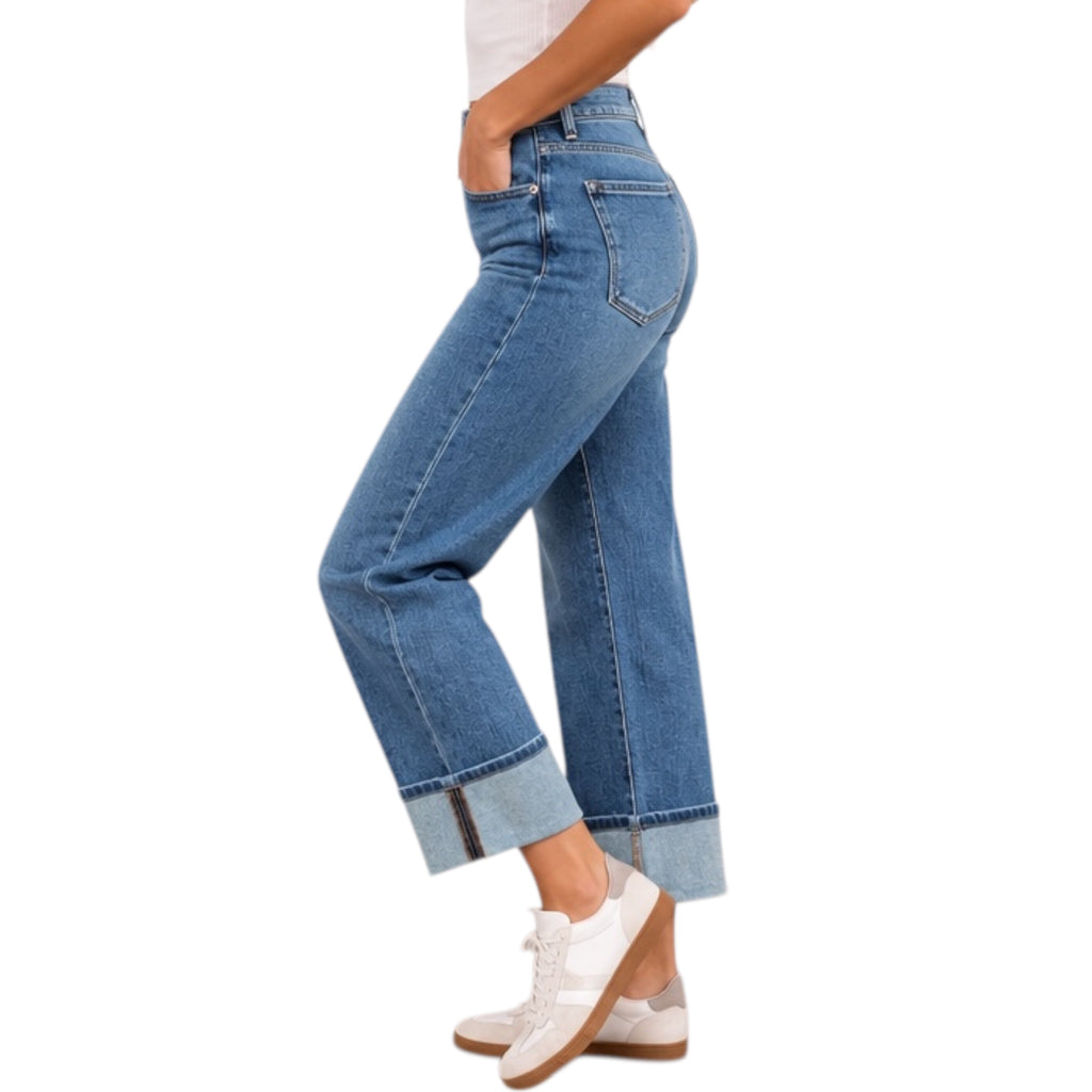 J21 JVP1002 High Rise Loose Straight Jeans