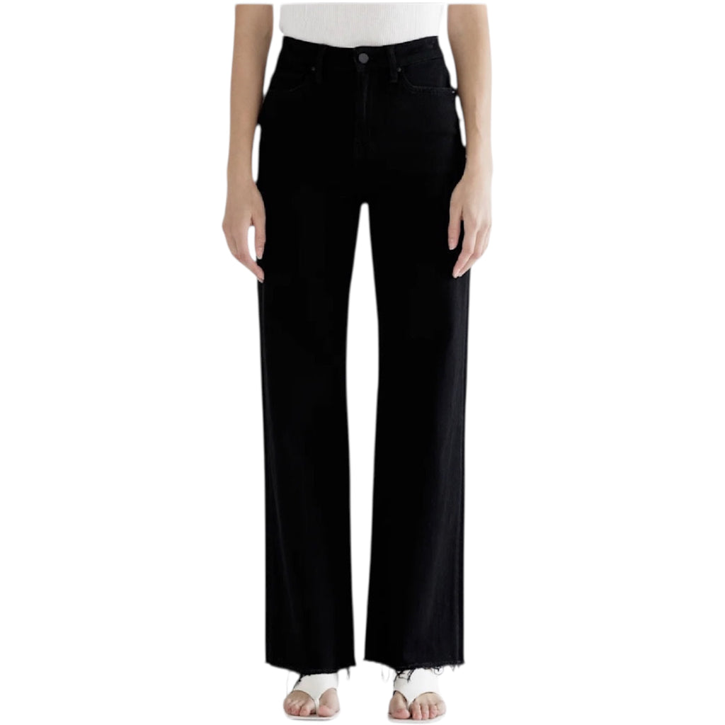 MICA MDP-W3251BK High Rise Slim Wide W/ Raw Hem
