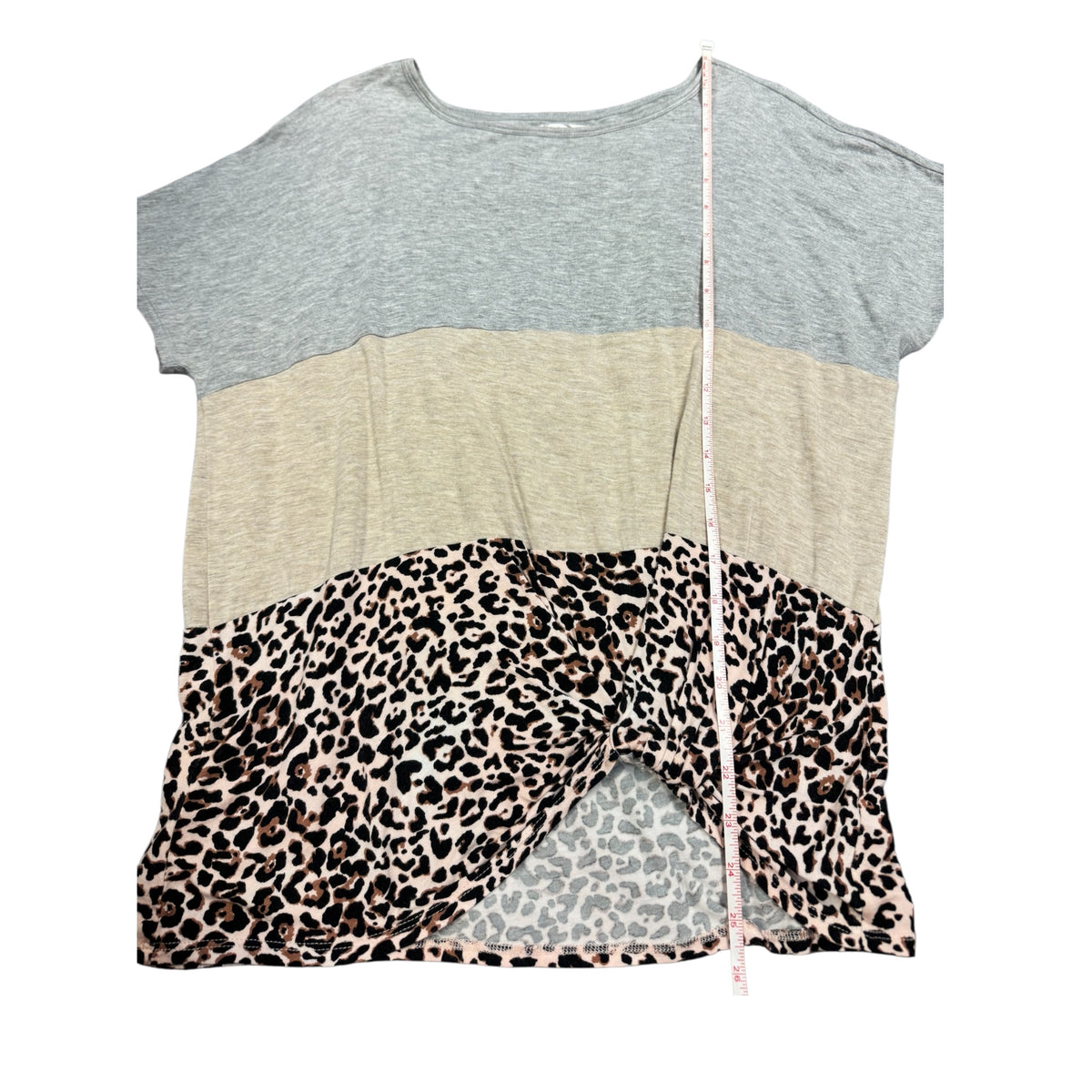 Maurices Multi-Colored Leopard Print Top Size Small - RF