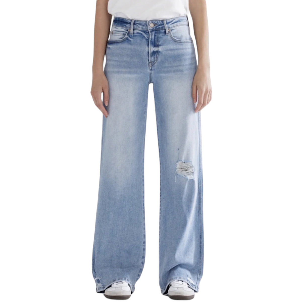 MICA MDP-W3198 High Rise Wide with Knee Distressed
