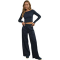 Navy Side Panel Knit Lounge Pants