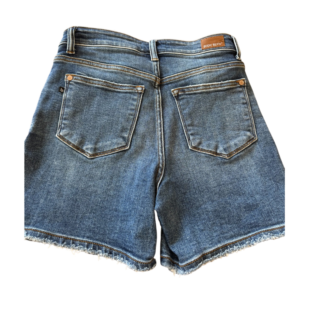 Judy Blue JB15257DK Dark Wash Denim Shorts Size Small-RF