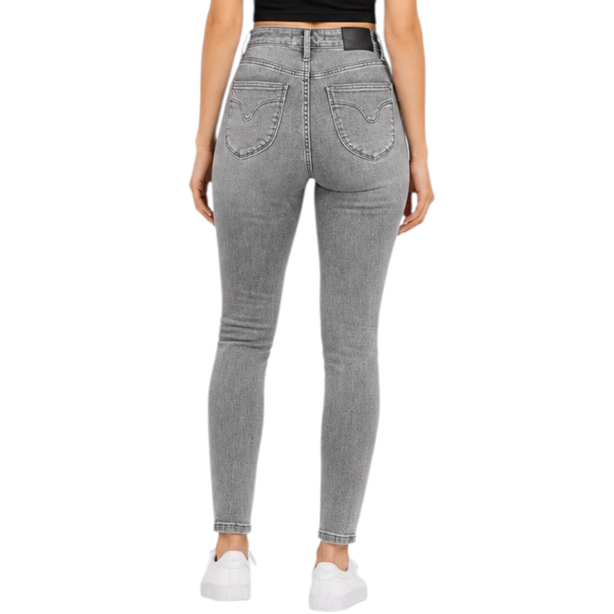 Judy Blue JB88862 Mid-Rise Tummy Control Shield Pocket Skinny