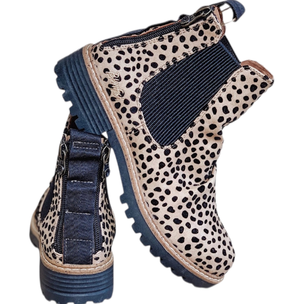 Redsen Sand Pixie Leopard Boots