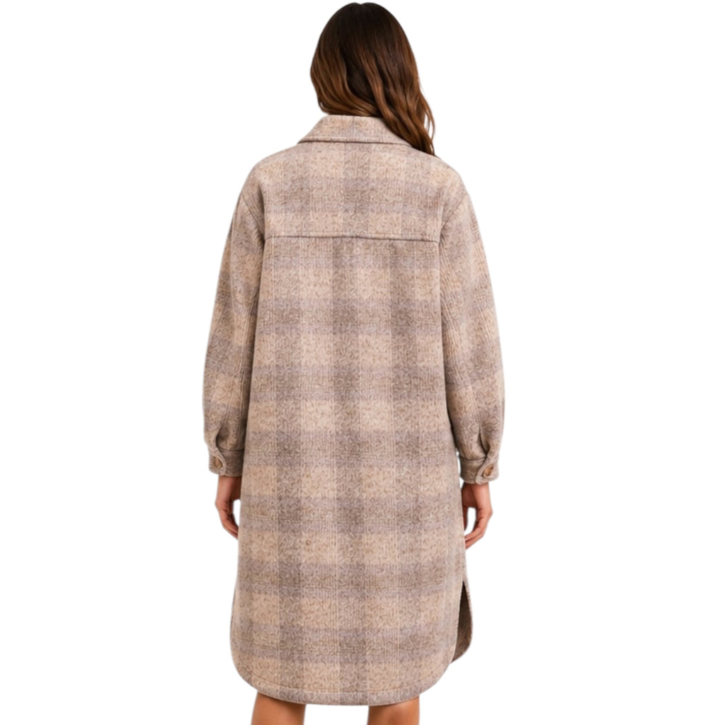 Z Supply Sonoma Plaid Jacket Orchid Rain