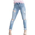 Judy Blue H/W Tall Skinny Destroyed JB82406