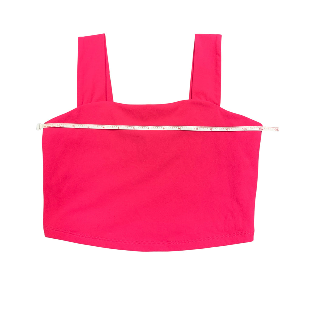 J.O. & Co. Hot Pink Crop Tank Top Size Small - RF