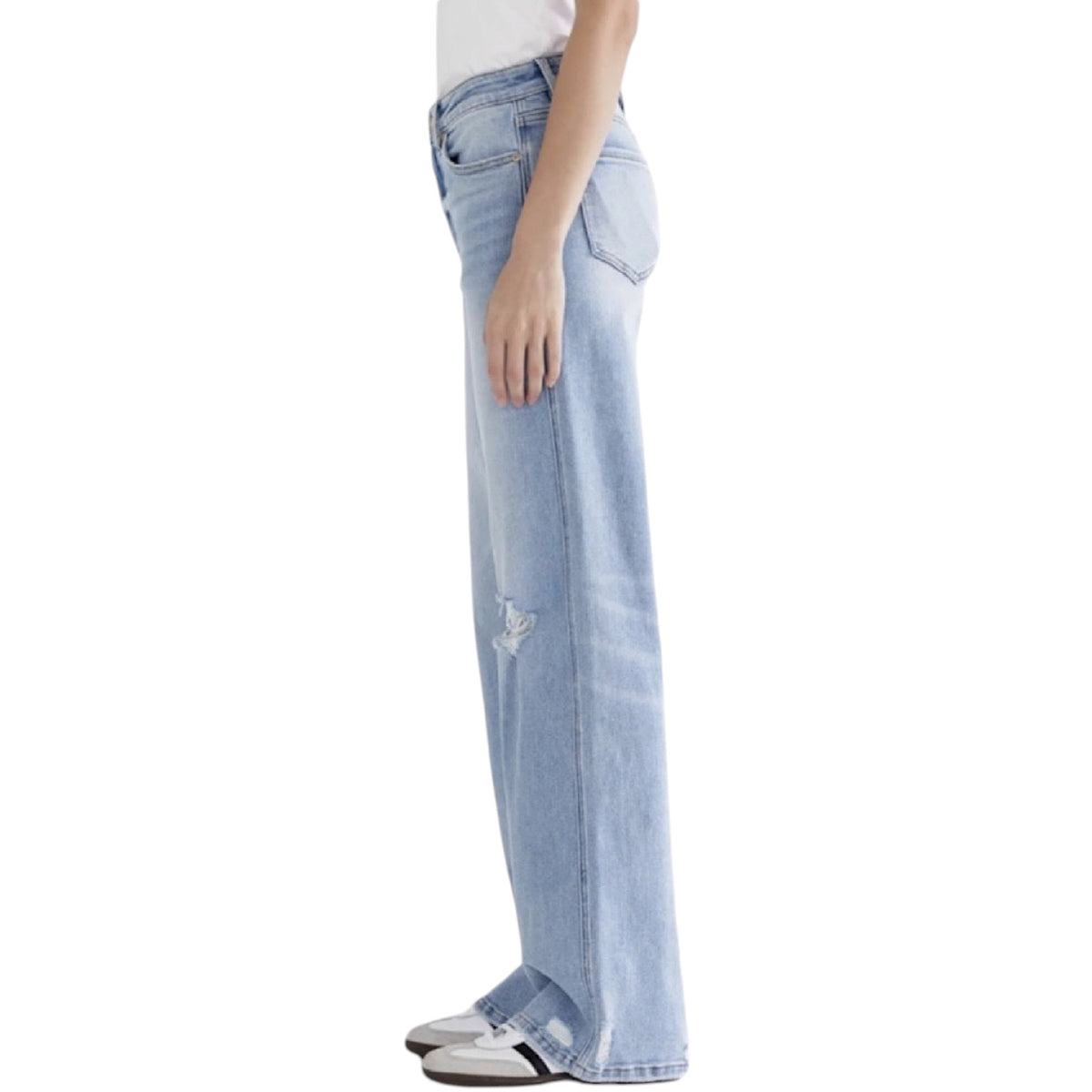 MICA MDP-W3198 High Rise Wide with Knee Distressed