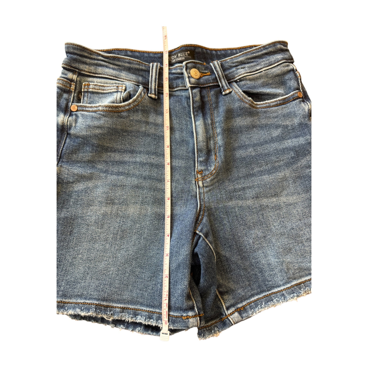 Judy Blue JB15257DK Dark Wash Denim Shorts Size Small-RF