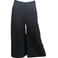Queenie Black Wide Leg Gaucho Pants