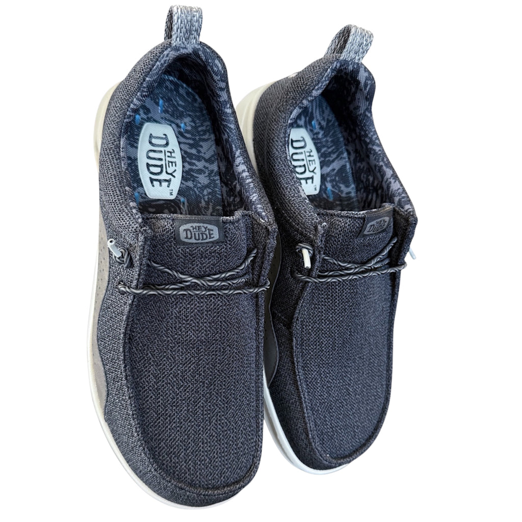 Hey Dude Wally Hey20 Mesh Black/Monument Grey Mens