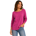 Light Magenta High Low Sweater