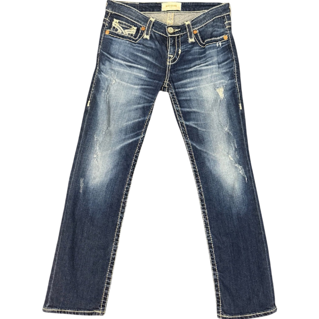 BIG STAR Dark Wash Bootcut Jeans Size 25-RF