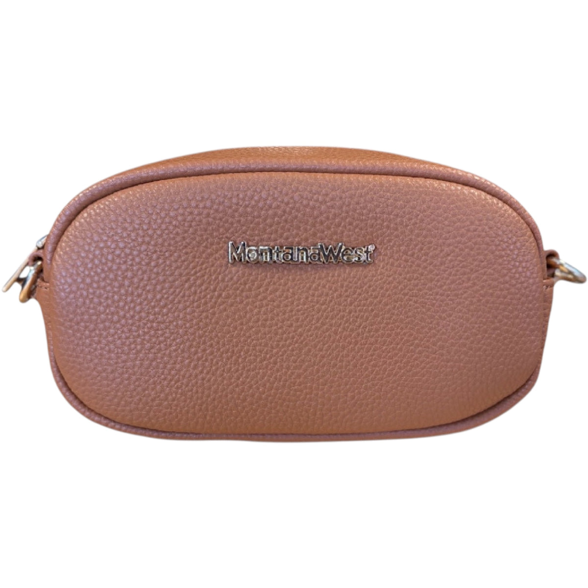 Montana West Brown Textured Crossbody Bag