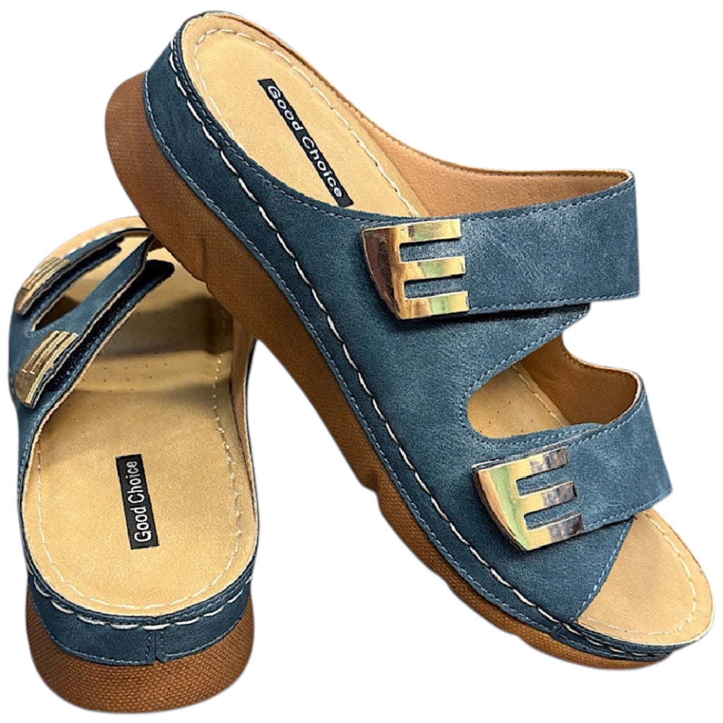 Good Choice Navy Gretchen Sandals