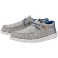 Hey Dude Wally Jersey Light Grey Mens