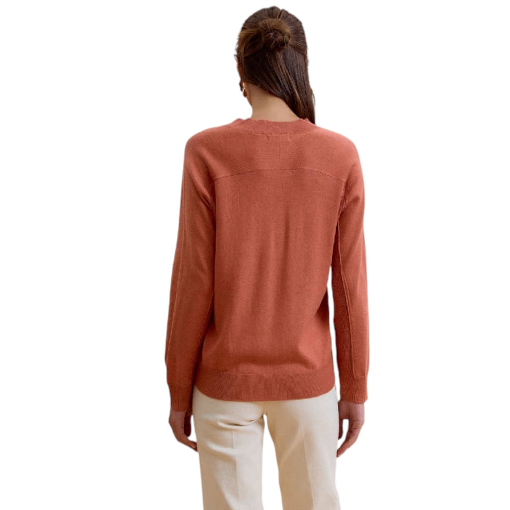 Poppy V-Neck Loose Fit Sweater