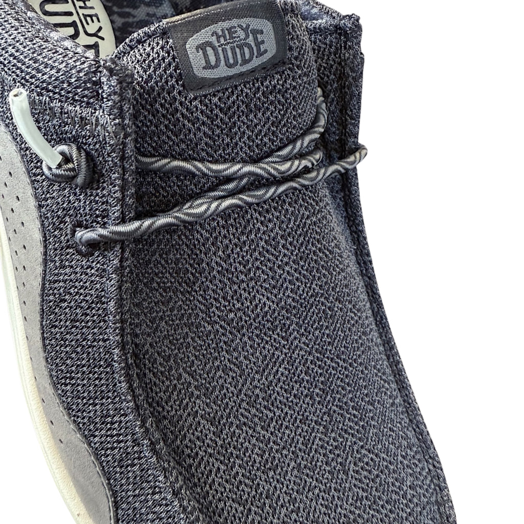 Hey Dude Wally Hey20 Mesh Black/Monument Grey Mens