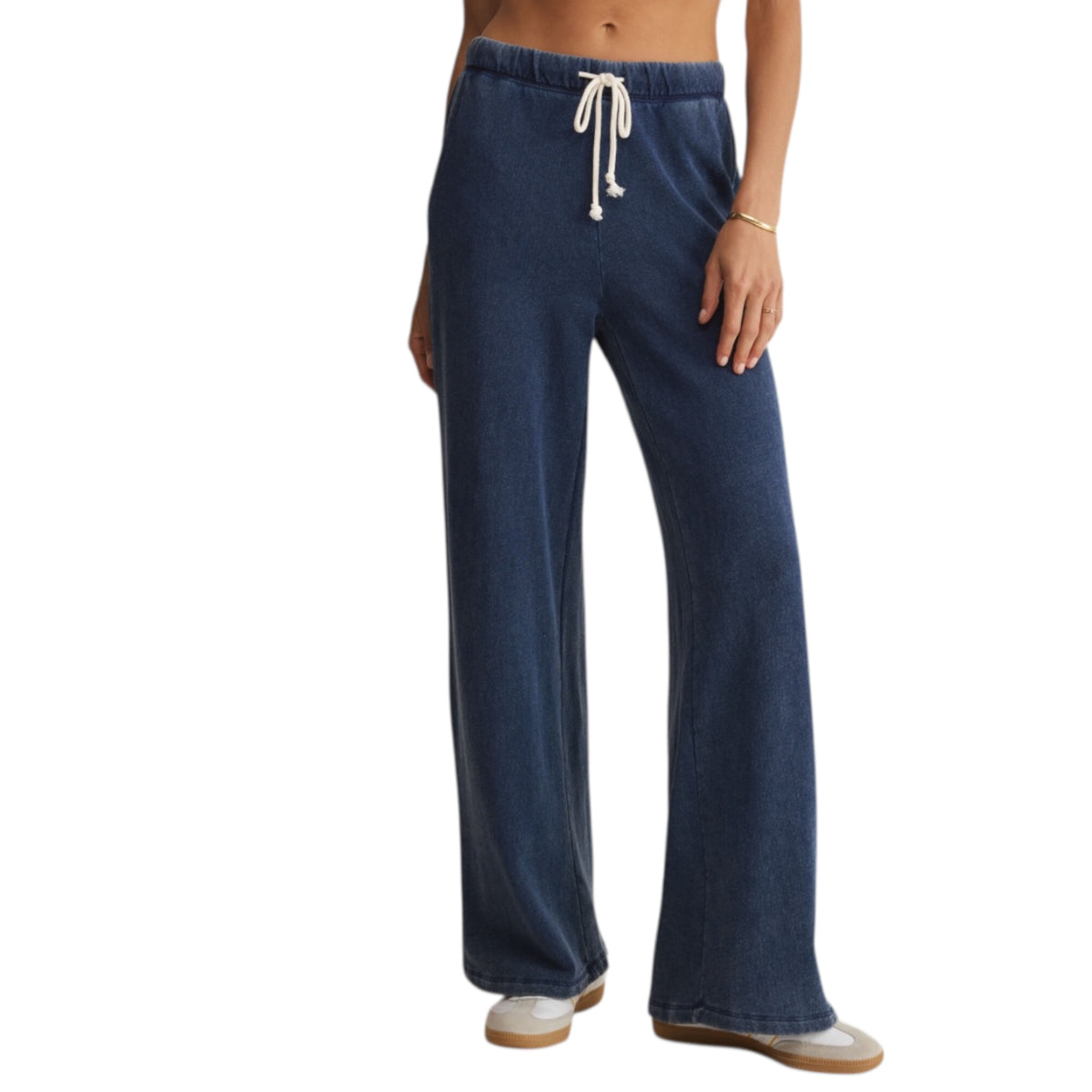 Z Supply Hunter Knit Denim Pant Indigo