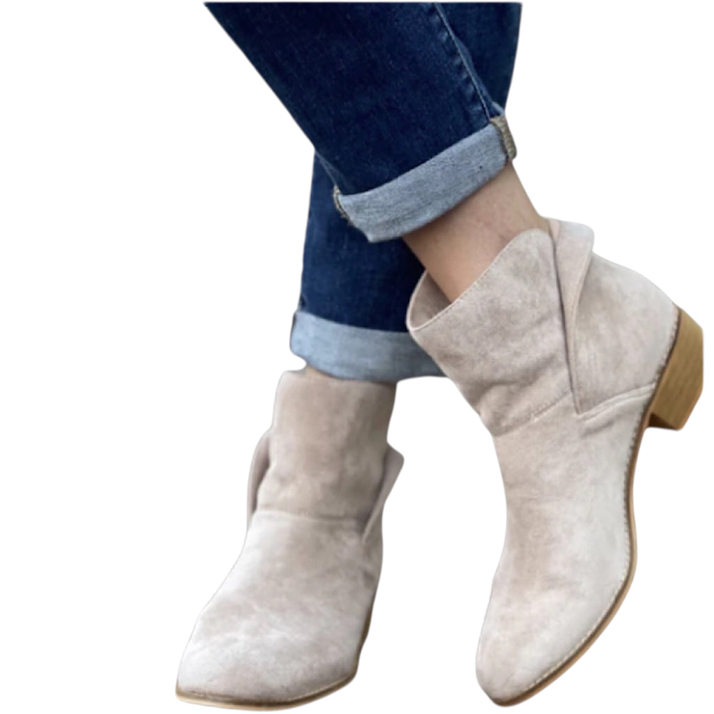 Corkys Beige Spill The Tea Bootie