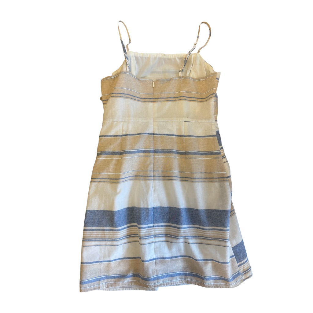 BaeVely Striped Spaghetti Strap Dress Size Medium - RF