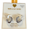 Yellow Ribbon Thick Hoop Small
