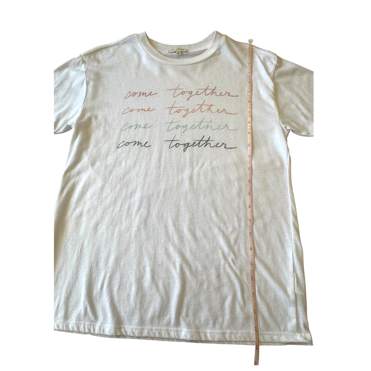 White Z Supply Come Together Tee Size XS -RF