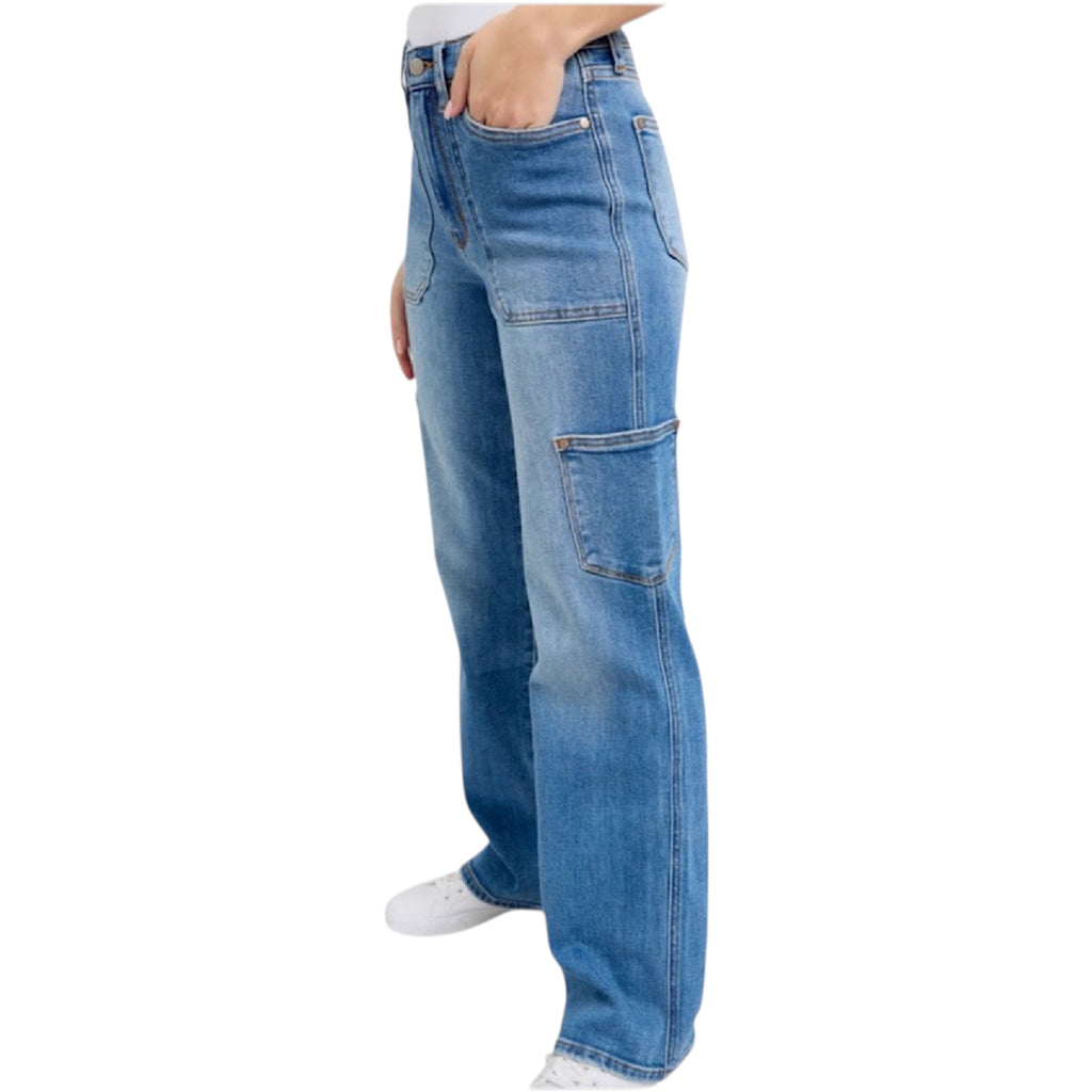 JB82659 High Waist 90's Straight Jeans