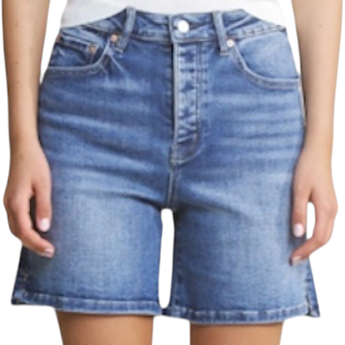MICA MDP-H3415 S/H Button Up Bermuda Shorts