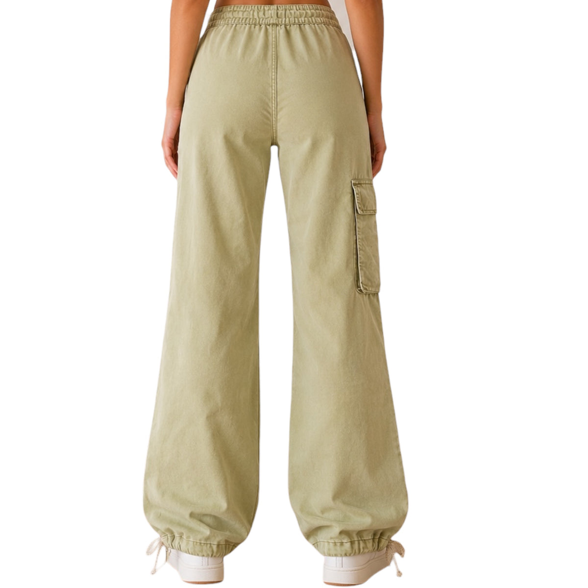 YFB Light Olive Cargo Pants Size S - RF