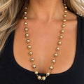 WTR/RES Gold Candy Beaded Necklace