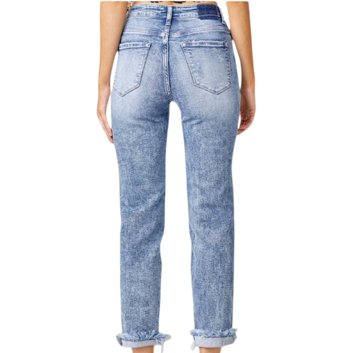 Risen Mid Rise Girlfriend Jeans RDP5313