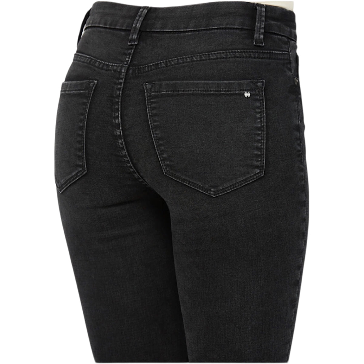 MICA MDP-S680BK Black Washed Super Soft Mid Rise Knit Denim Skinny