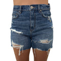 Of Luck High Rise Distressed Short