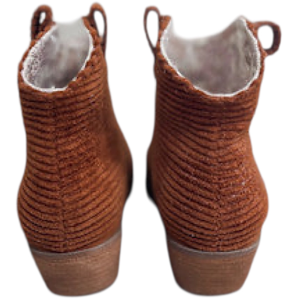 Band of Gypsies Delta Rust Corduroy Bootie