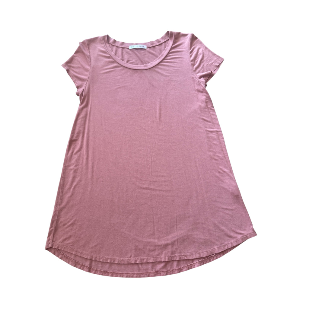 Chris & Carol Toasted Mauve Top Size Small - RF