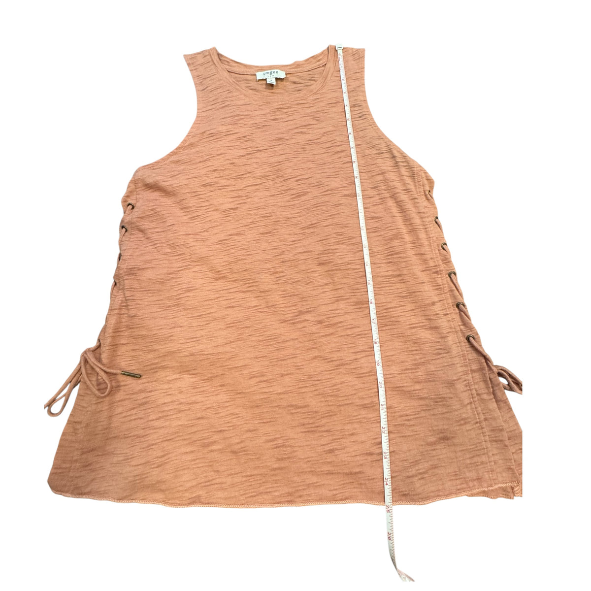 Umgee Sleeveless Ladies Dusty Pink Top Size Small - RF