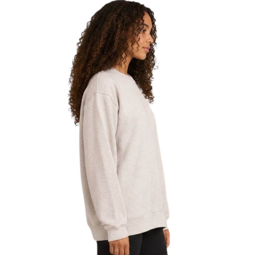 Z Supply Oversized Sweatshirt Light Heather Grey