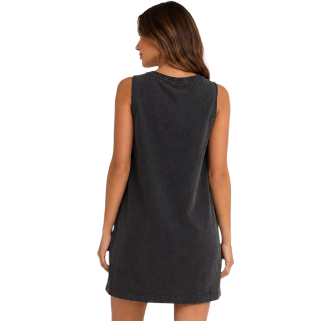 Z Supply Sloane V-Neck Mini Dress Black