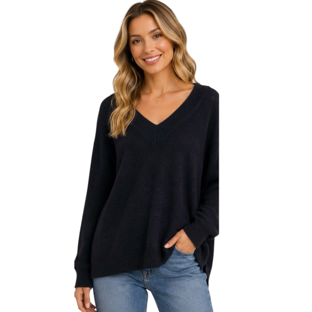 Long Sleeve V-Neck Sweater