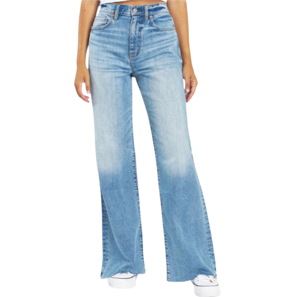 DAZE D6205COT-FLG Far Out High Rise Wide Leg