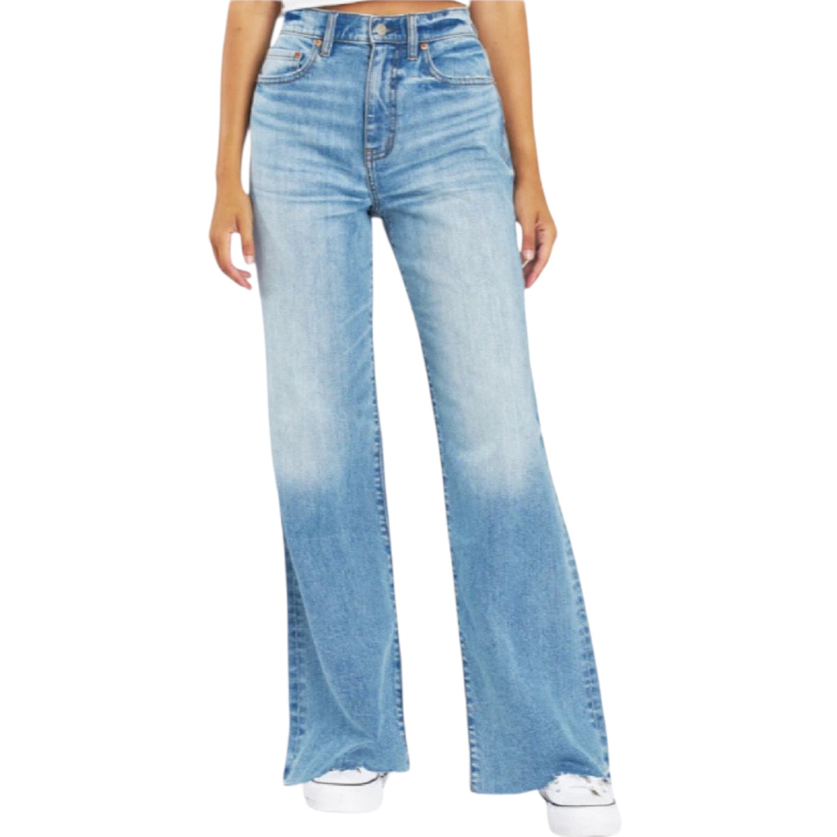 DAZE D6205COT-FLG Far Out High Rise Wide Leg