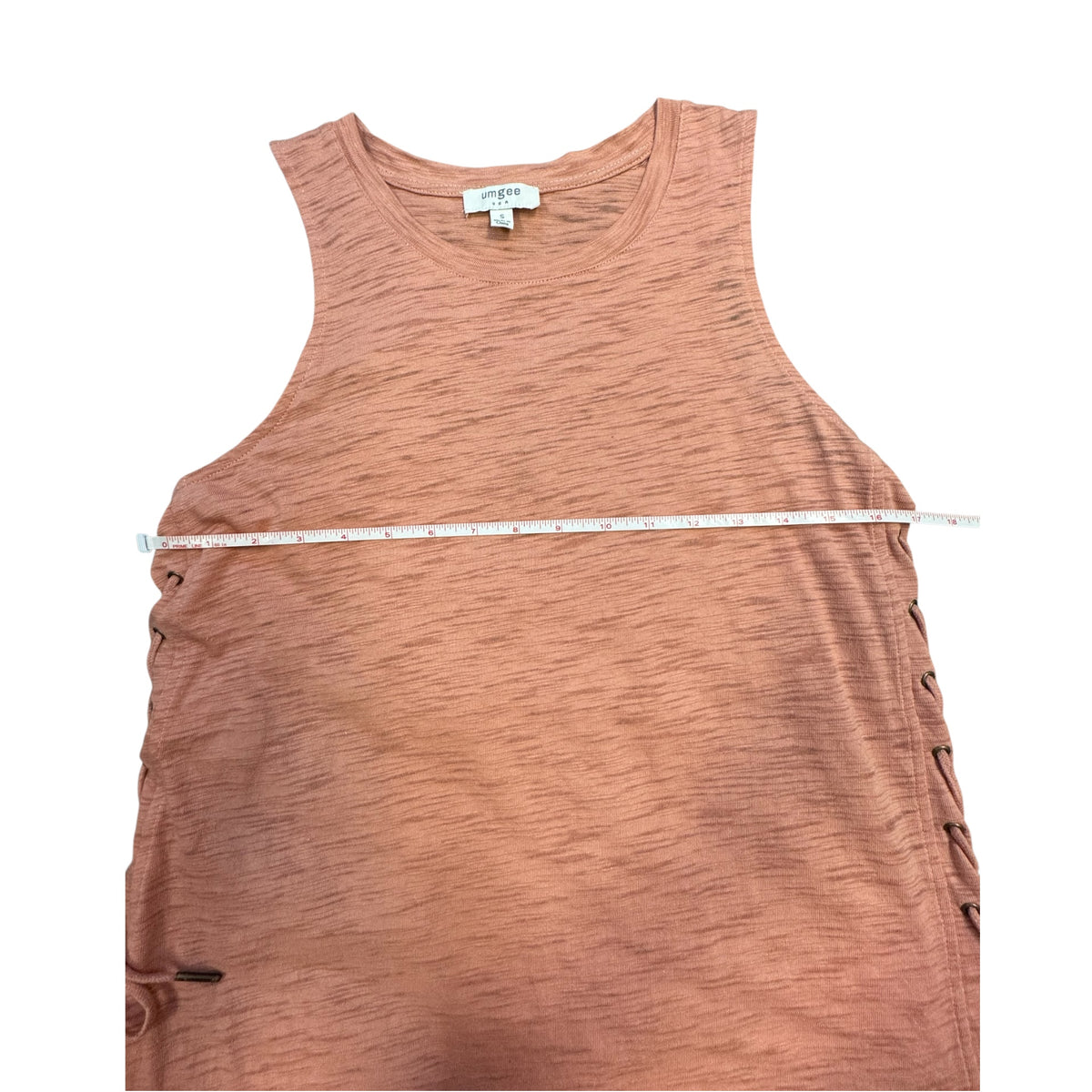 Umgee Sleeveless Ladies Dusty Pink Top Size Small - RF