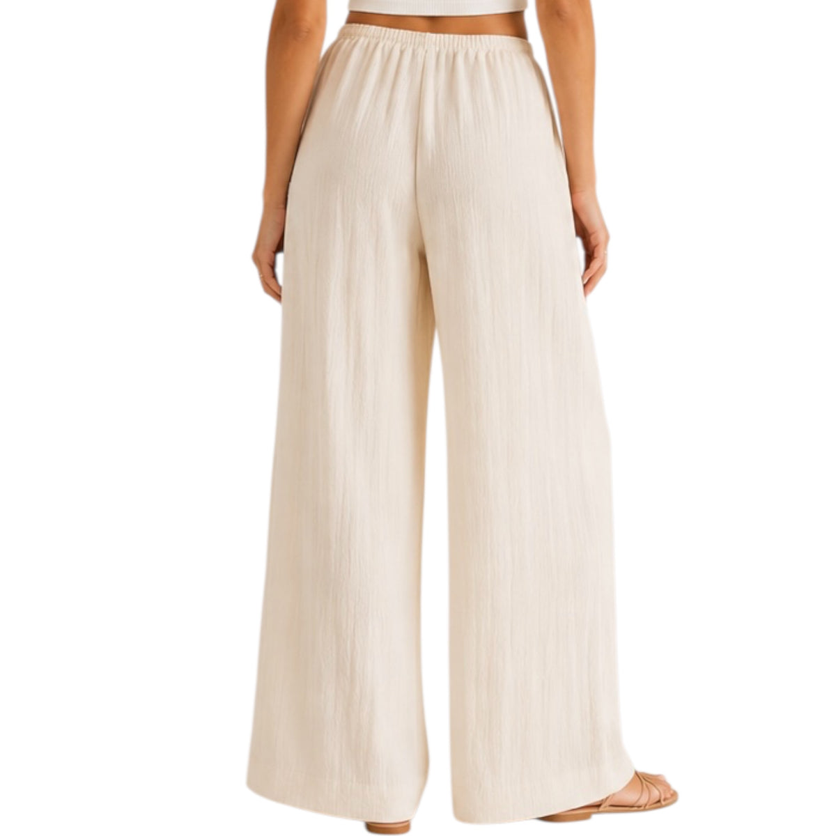 Z Supply Seashore Beach Pant Adobe White