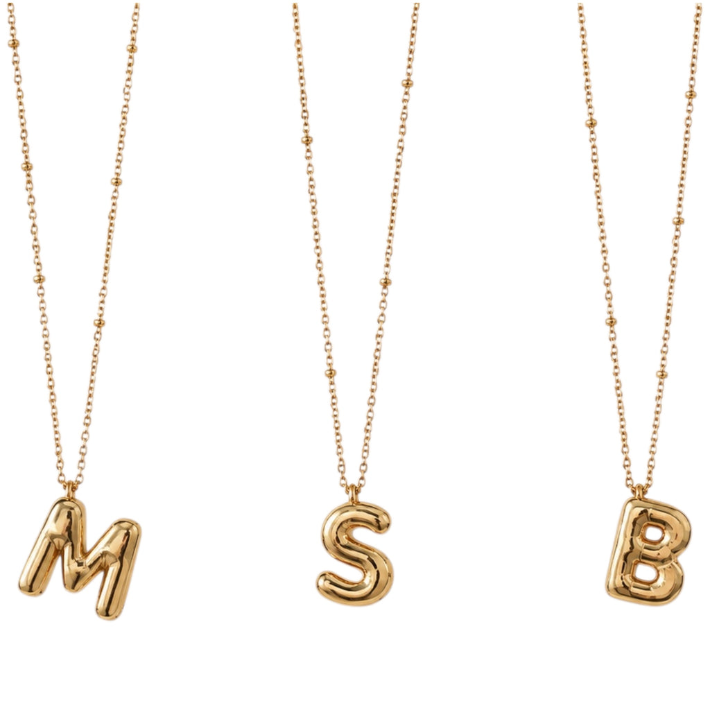 Balloon Initial Necklace