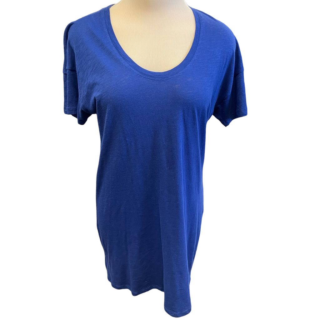 New York & Company Royal Blue Shirt Dress Size S - RF